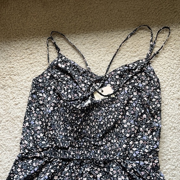 Garage Floral Strappy Back Dress - Picture 4 of 5